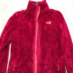 Fuzzy North Face Zip-Up Osito